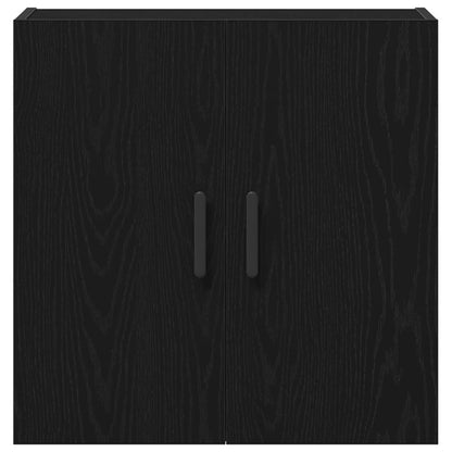 vidaXL Wall-mounted Cabinet Black Oak 60 x 31 x 60 cm Engineered Wood