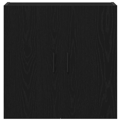 vidaXL Wall-mounted Cabinet Black Oak 60 x 31 x 60 cm Engineered Wood