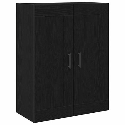 vidaXL Wall-mounted Cabinet Black Oak 69.5 x 34 x 90 cm