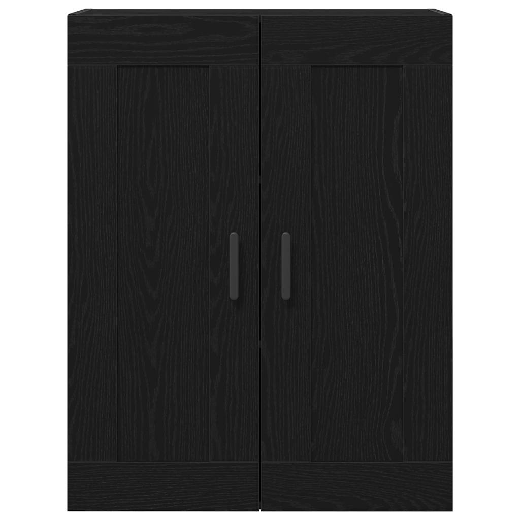 vidaXL Wall-mounted Cabinet Black Oak 69.5 x 34 x 90 cm
