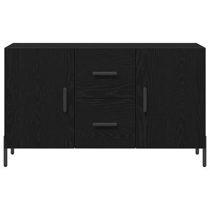 vidaXL Sideboard Black Oak 100 x 36 x 60 cm Engineered Wood