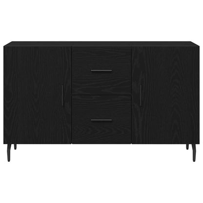 vidaXL Sideboard Black Oak 100 x 36 x 60 cm Engineered Wood