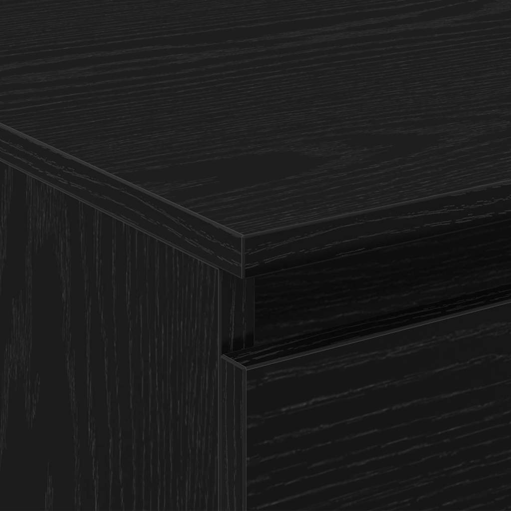 vidaXL Coffee Table Black Oak 90 x 50 x 36.5 cm Engineered Wood
