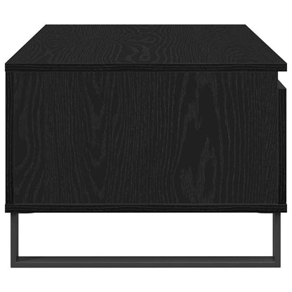 vidaXL Coffee Table Black Oak 90 x 50 x 36.5 cm Engineered Wood