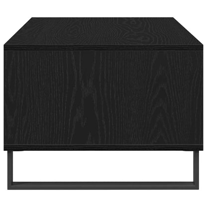 vidaXL Coffee Table Black Oak 90 x 50 x 36.5 cm Engineered Wood