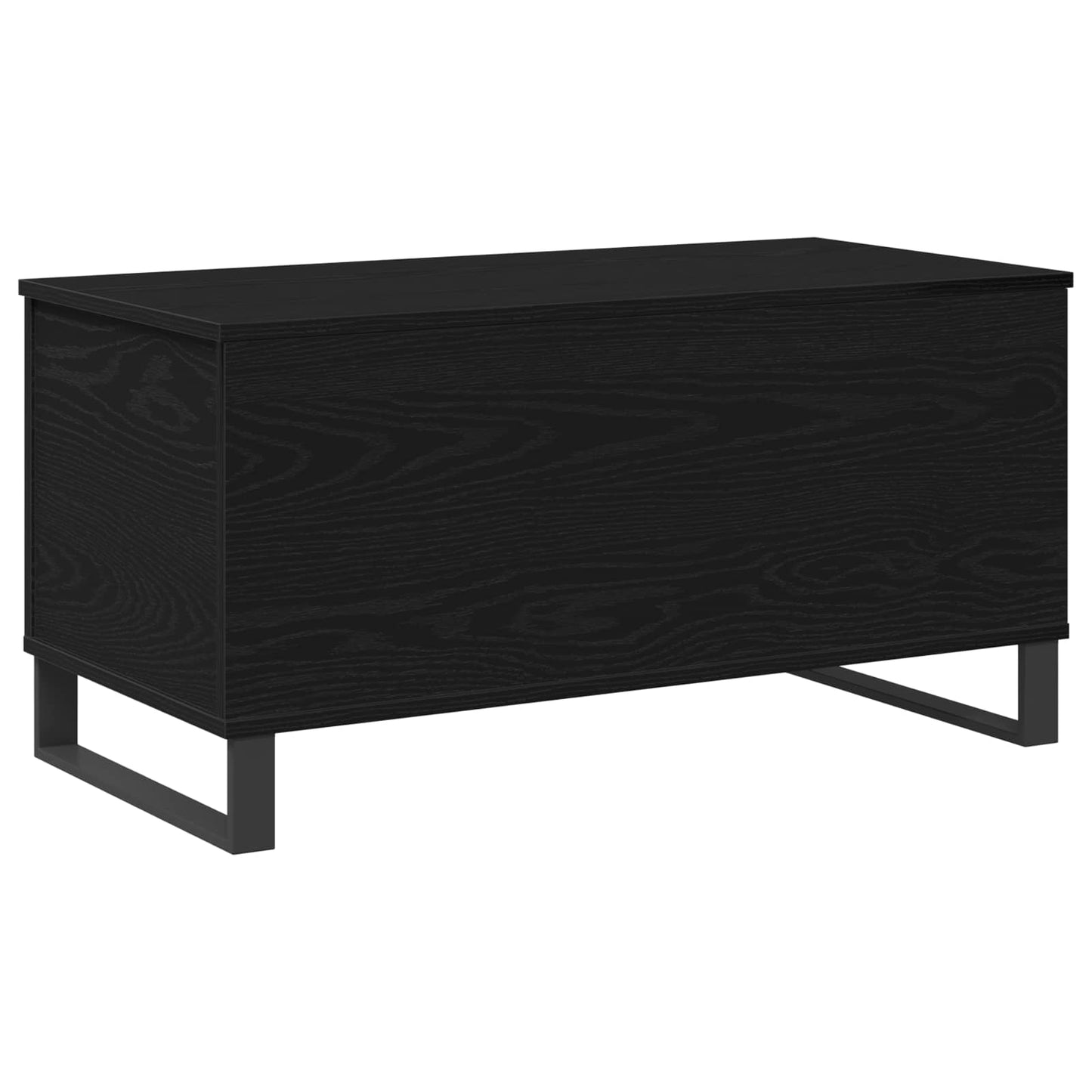 vidaXL Coffee Table Black Oak 90 x 44.5 x 45 cm Engineered Wood