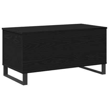 vidaXL Coffee Table Black Oak 90 x 44.5 x 45 cm Engineered Wood
