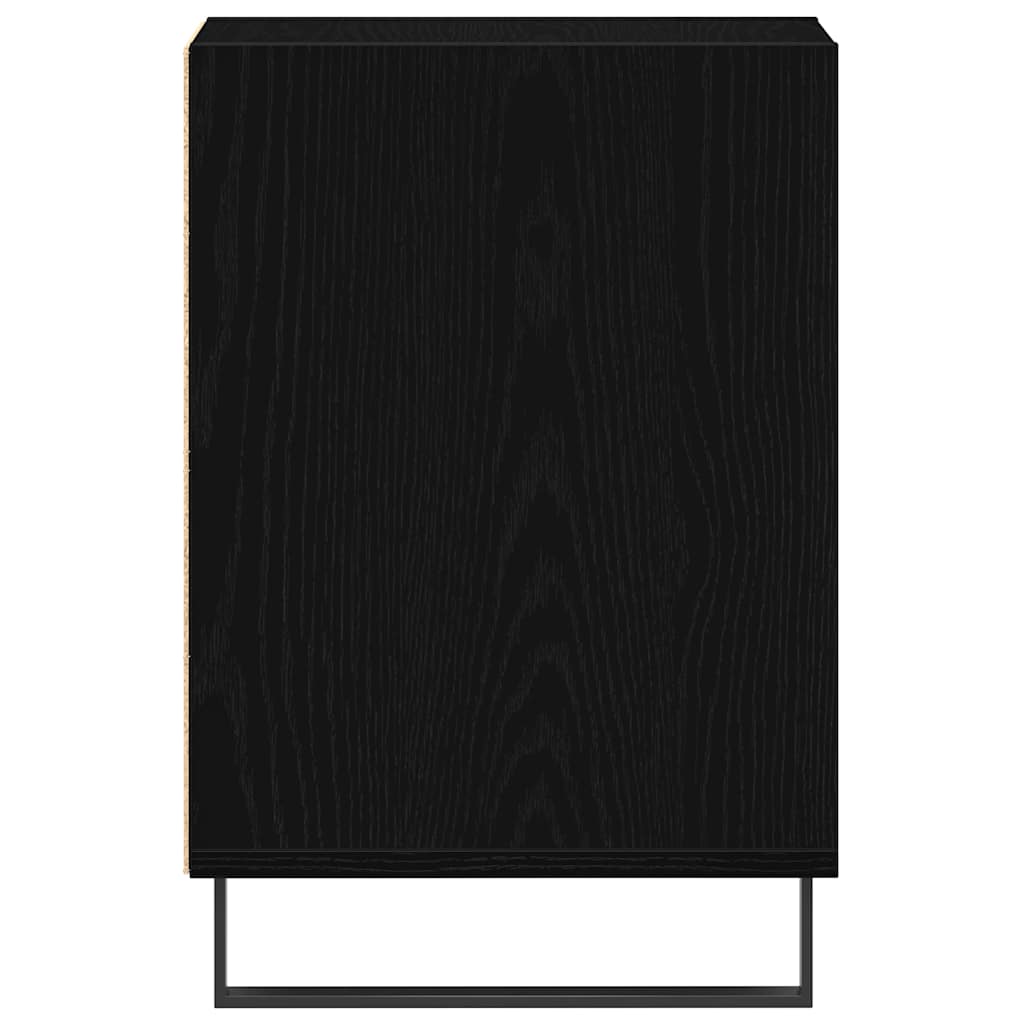 vidaXL TV Cabinet Set Black Oak 100 x 35 x 55 cm Engineered Wood