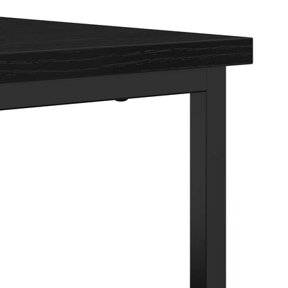 vidaXL Sideboard Black Oak 70 x 30 x 80 cm Engineered Wood