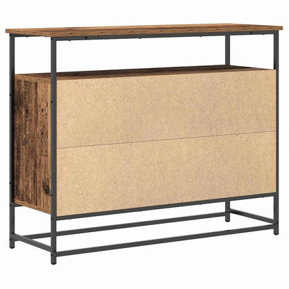 vidaXL Sideboard Old Wood 100 x 35 x 80 cm Engineered Wood