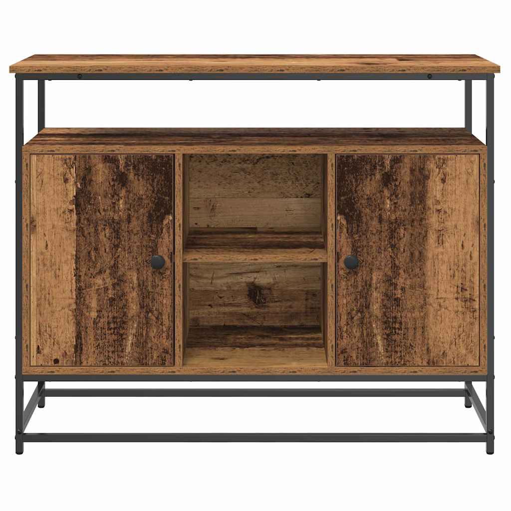 vidaXL Sideboard Old Wood 100 x 35 x 80 cm Engineered Wood