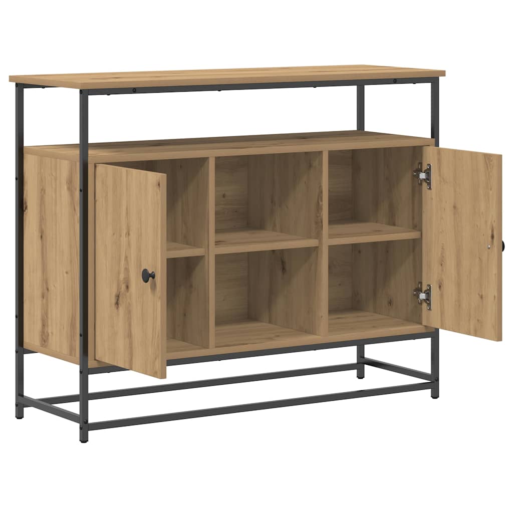 vidaXL Sideboard Artisan Oak 100 x 35 x 80 cm Engineered Wood