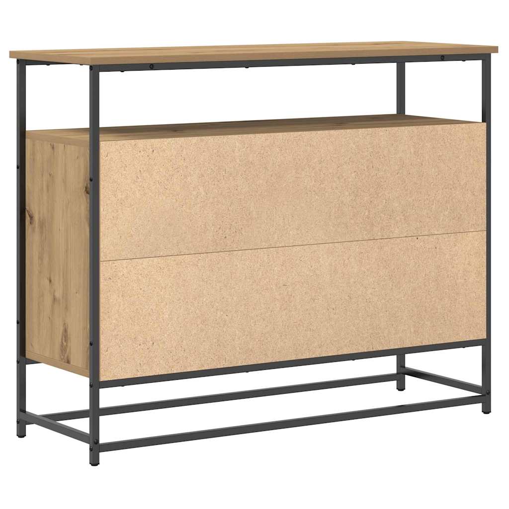 vidaXL Sideboard Artisan Oak 100 x 35 x 80 cm Engineered Wood
