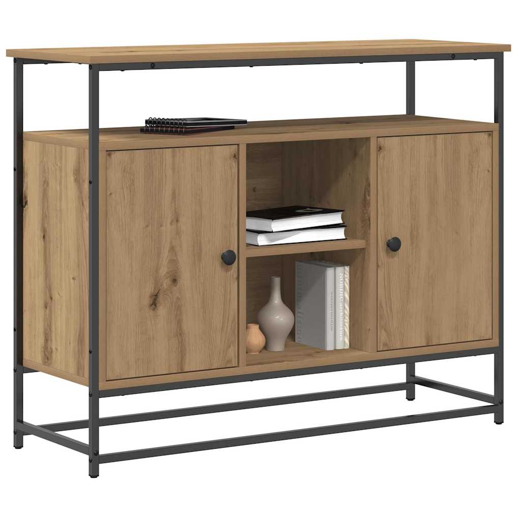 vidaXL Sideboard Artisan Oak 100 x 35 x 80 cm Engineered Wood