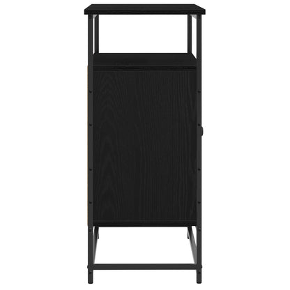 vidaXL Sideboard Black Oak 69 x 35 x 80 cm Engineered Wood