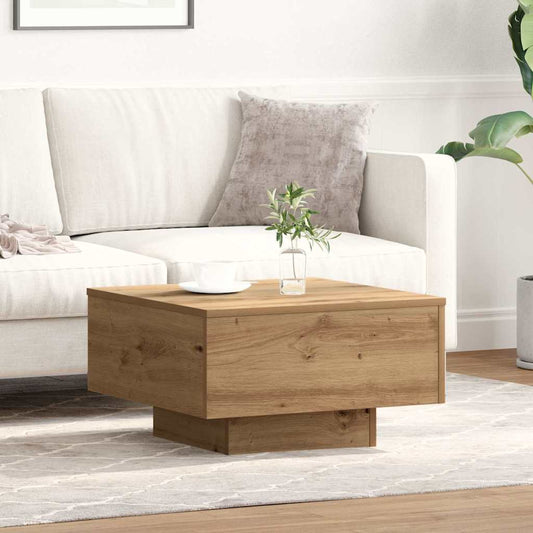 vidaXL Coffee Table Artisan Oak 55 x 55 x 31 cm