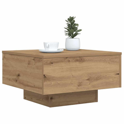 vidaXL Coffee Table Artisan Oak 55 x 55 x31 cm Engineered Wood