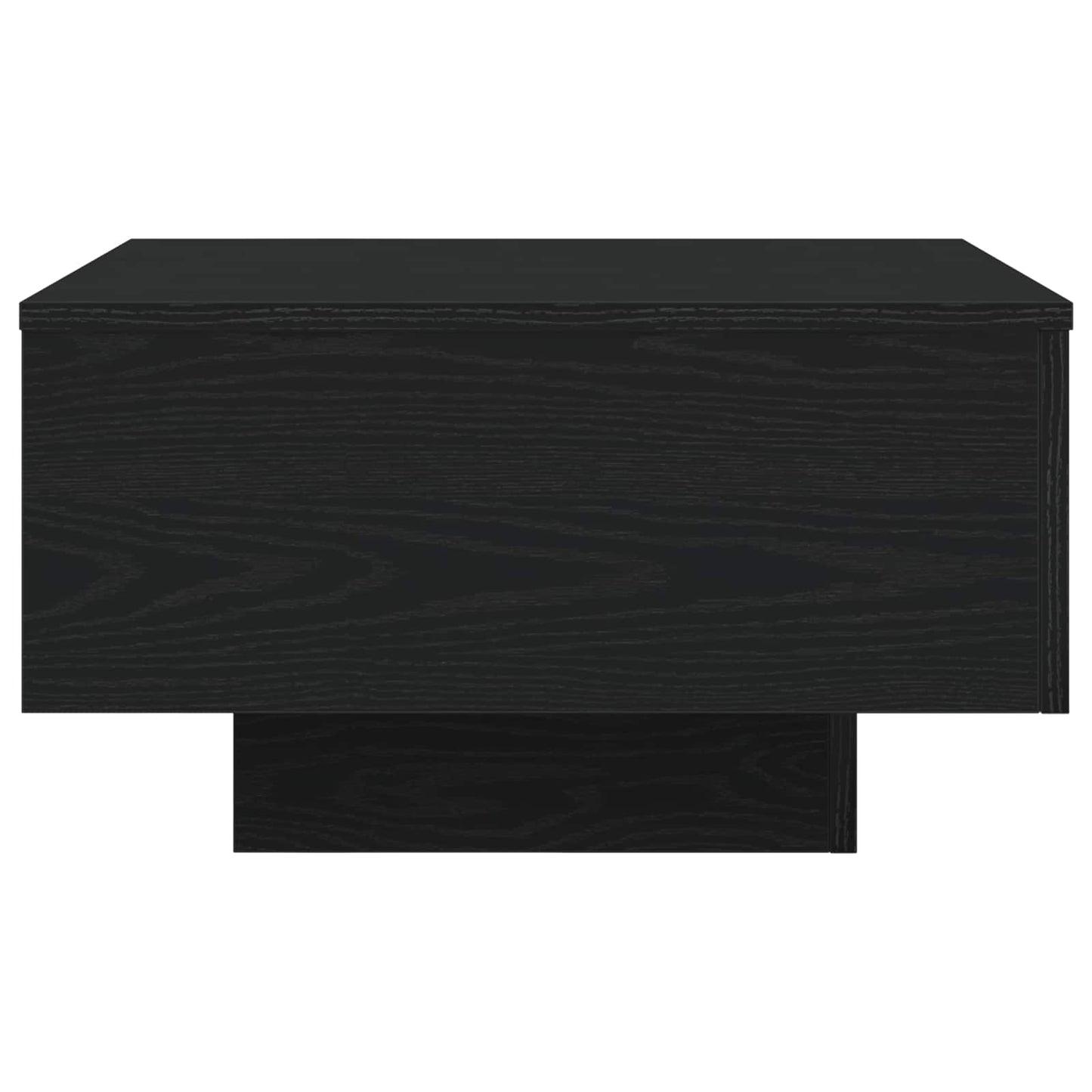 vidaXL Coffee Table Black Oak 55 x 55 x31 cm Engineered Wood