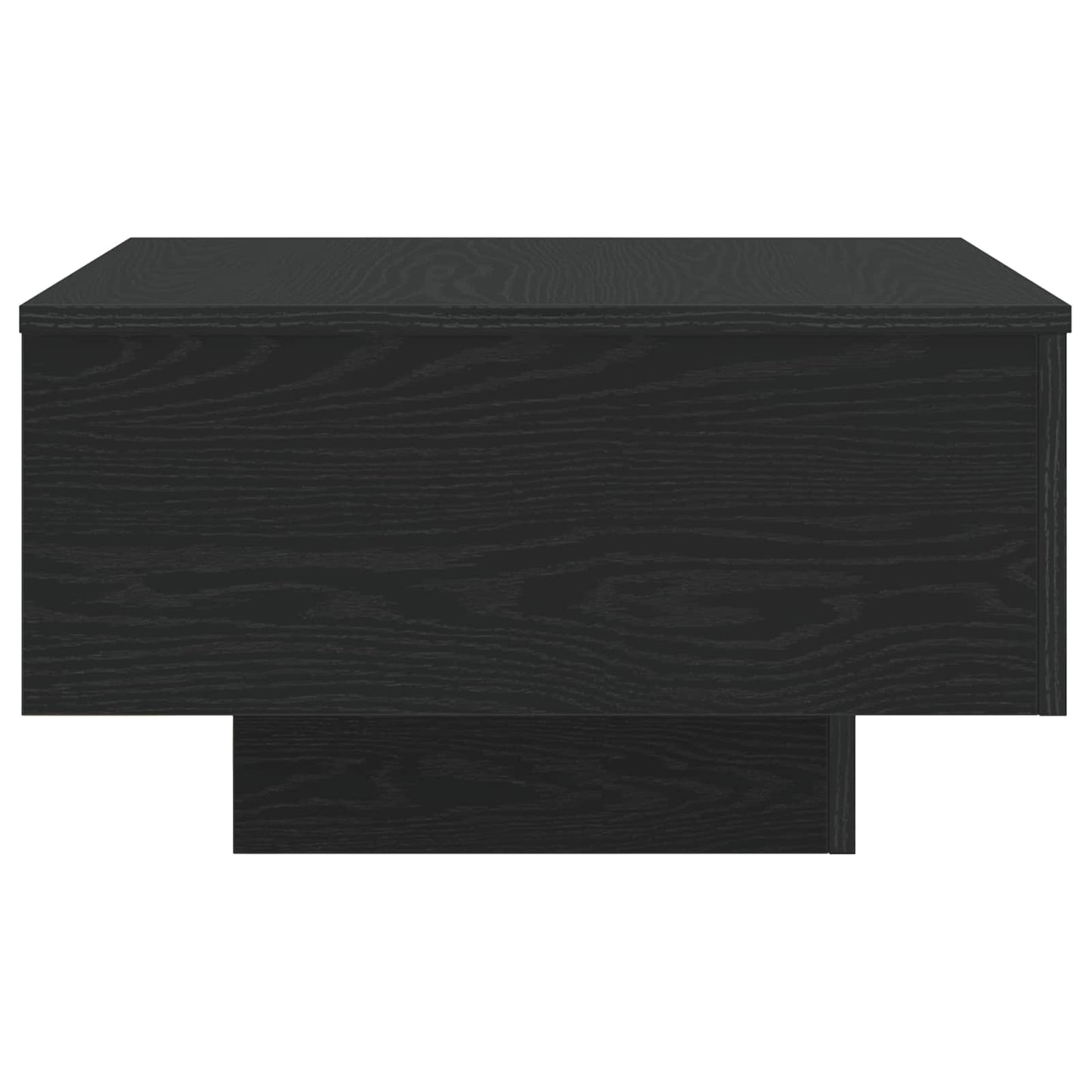 vidaXL Coffee Table Black Oak 55 x 55 x31 cm Engineered Wood
