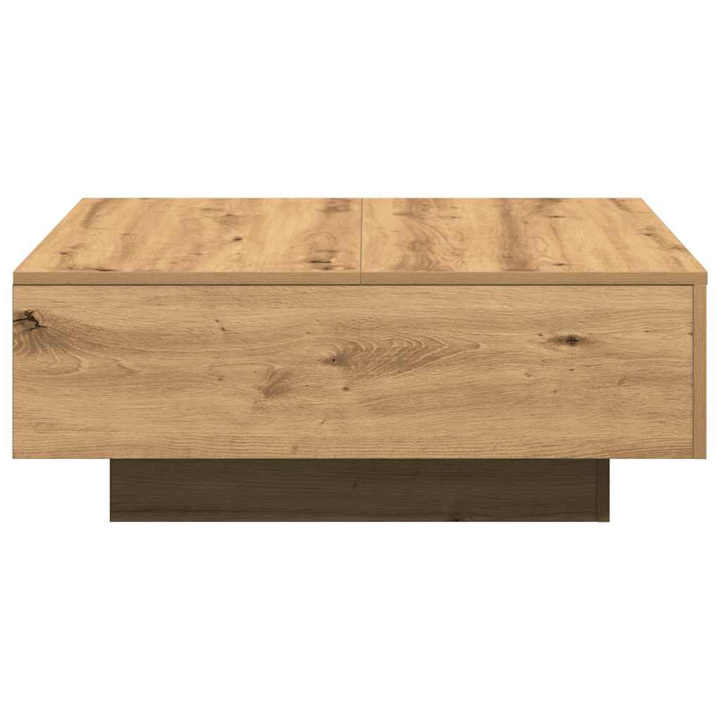 vidaXL Coffee Table Artisan Oak 80 x 80 x 31 cm