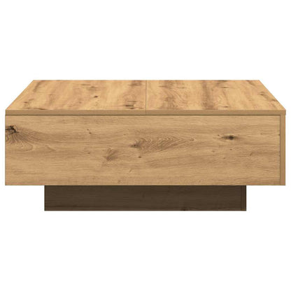 vidaXL Coffee Table Artisan Oak 80 x 80 x 31 cm
