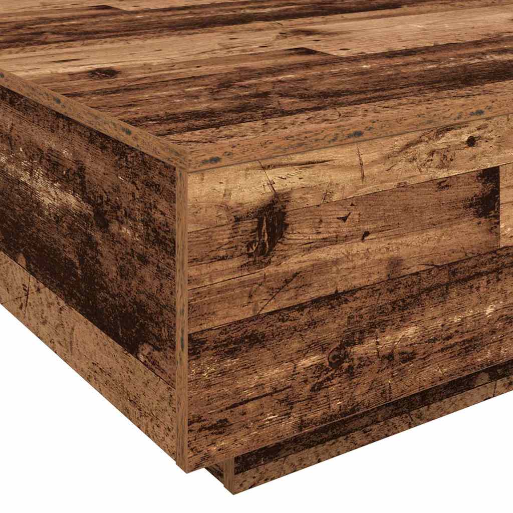vidaXL Old Wood and Blue 80 x 80 x 31 cm Engineered Wood