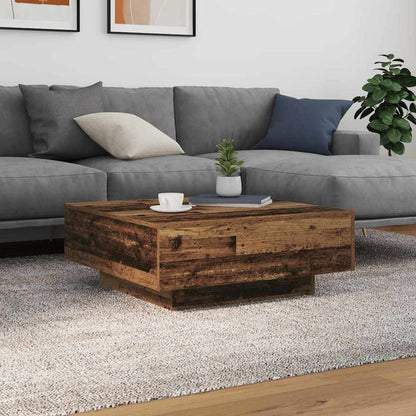 vidaXL Old Wood and Blue 80 x 80 x 31 cm Engineered Wood