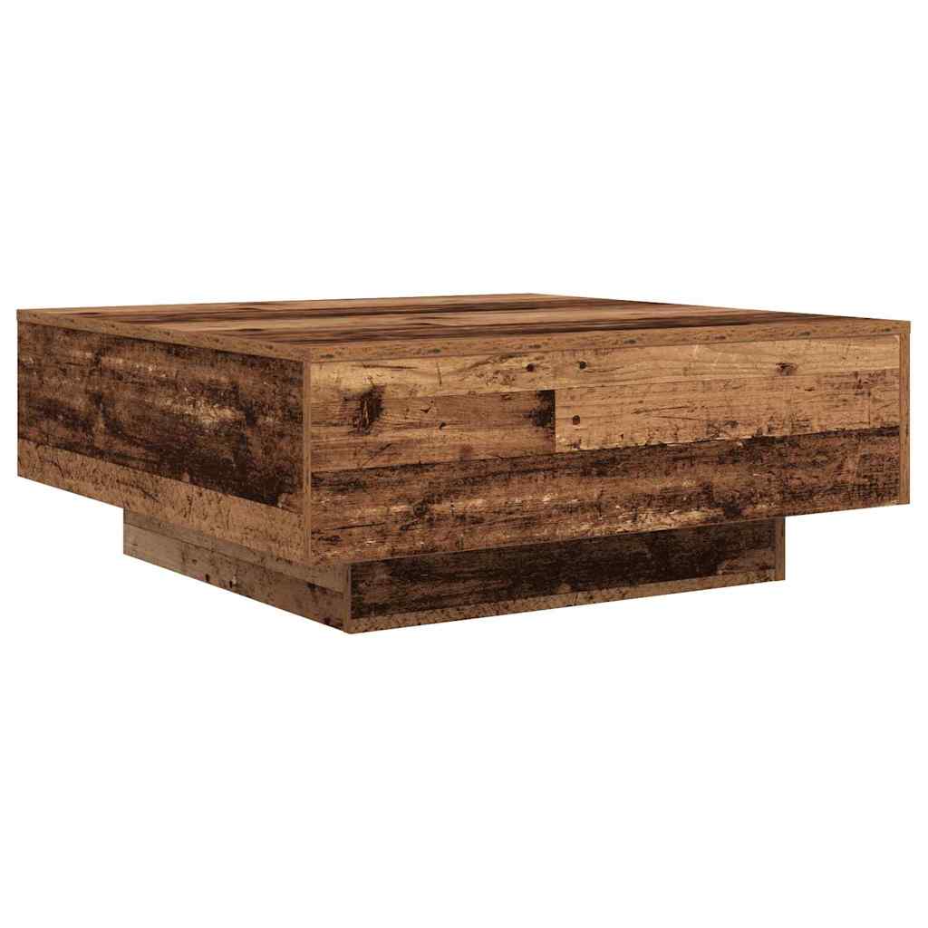 vidaXL Old Wood and Blue 80 x 80 x 31 cm Engineered Wood