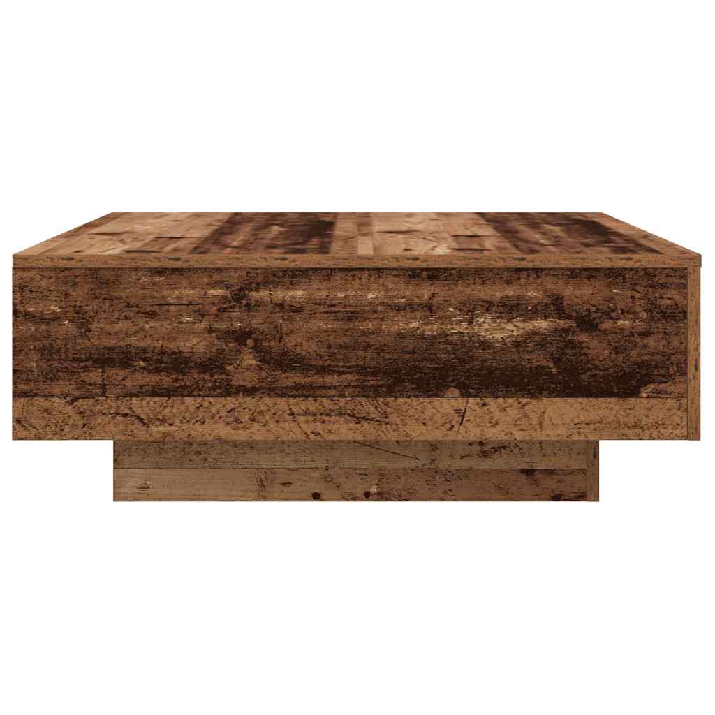 vidaXL Old Wood and Blue 80 x 80 x 31 cm Engineered Wood