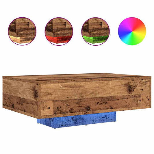 vidaXL Coffee Table Old Wood 85 x 55 x 31 cm Engineered Wood