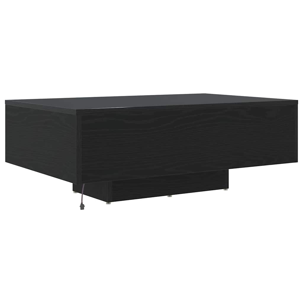 vidaXL Black Oak 85 x 55 x 31 cm Engineered Wood