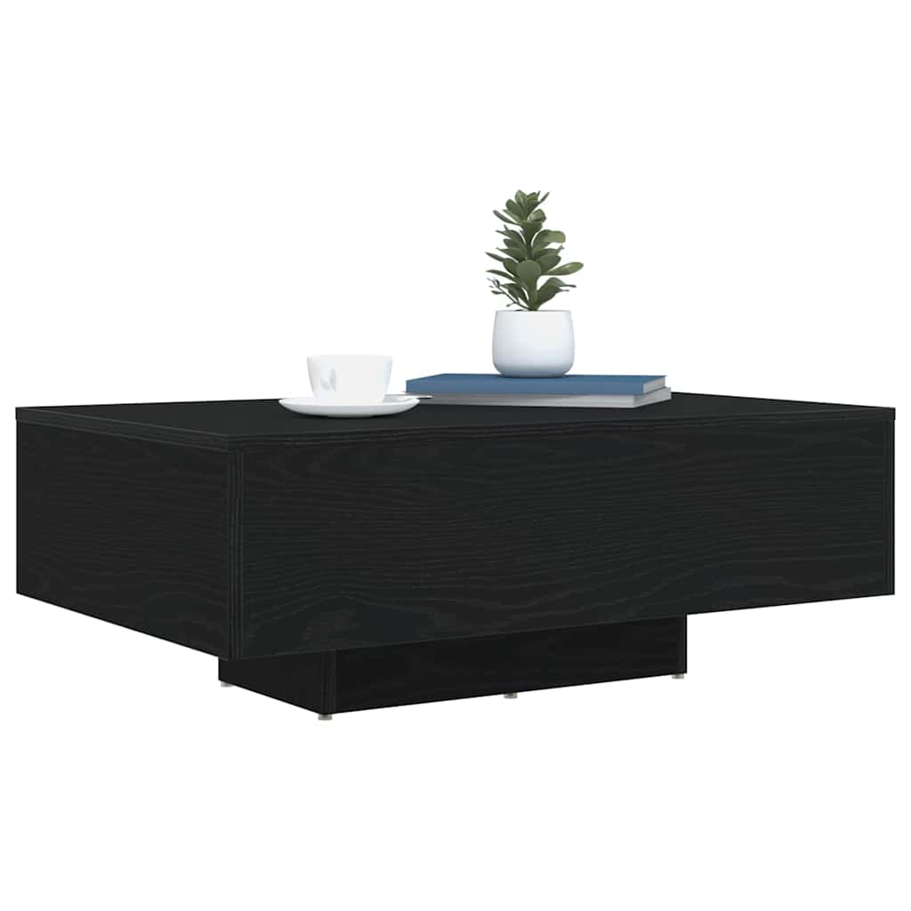 vidaXL Black Oak 85 x 55 x 31 cm Engineered Wood