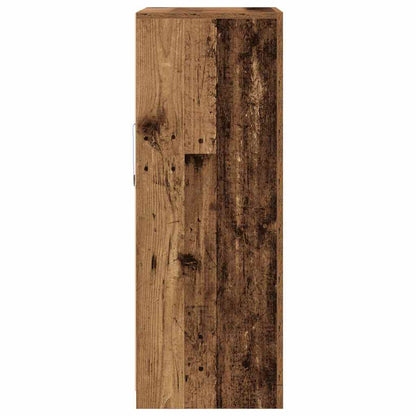 vidaXL LED Sideboard Old Wood 60.5 x 37 x 100 cm Engineered Wood