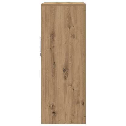 vidaXL LED Sideboard 60.5 x 37 x 100 cm Engineered Wood Artisan Oak