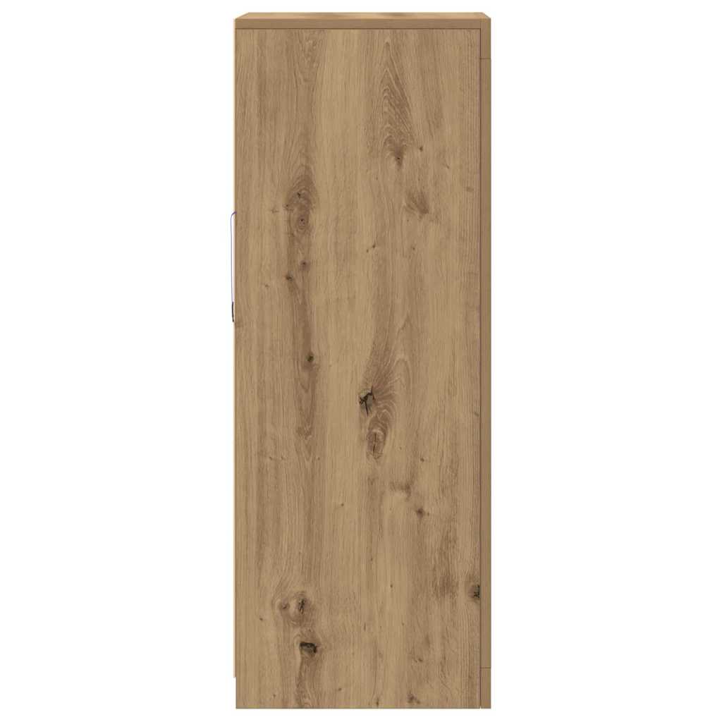 vidaXL LED Sideboard Brown 41 x 37 x 100 cm Engineered Wood