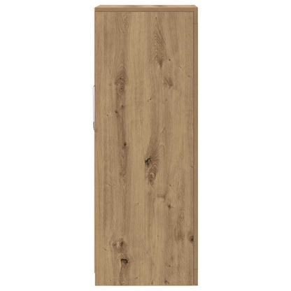 vidaXL LED Sideboard Brown 41 x 37 x 100 cm Engineered Wood