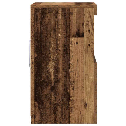 vidaXL LED Sideboard Old Wood 41 x 37 x 67 cm Engineered Wood