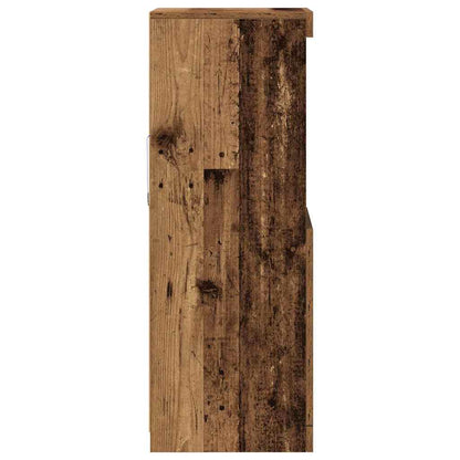vidaXL LED Sideboard Old Wood 41 x 37 x 100 cm Engineered Wood
