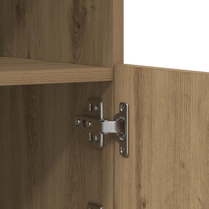 vidaXL LED Sideboard Artisan Oak 60.5 x 37 x 100 cm Engineered Wood