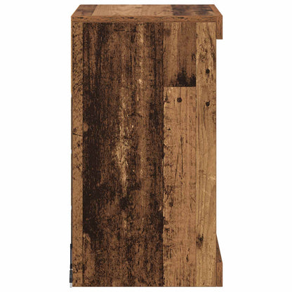 vidaXL LED Sideboard Old Wood 41 x 37 x 67 cm Engineered Wood