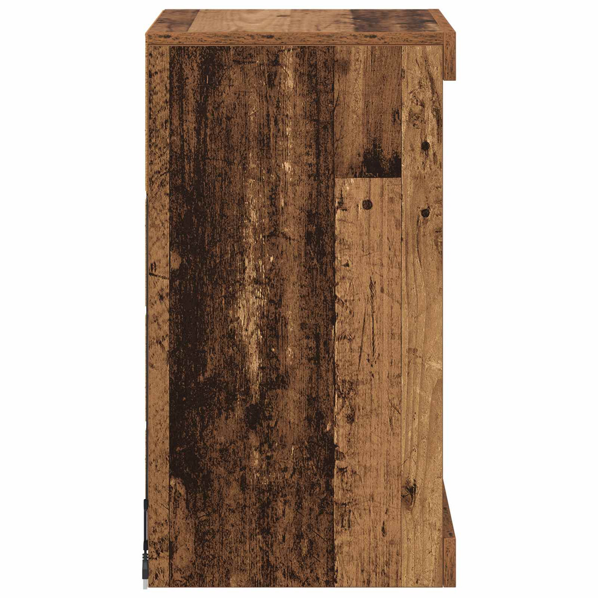 vidaXL LED Sideboard Old Wood 41 x 37 x 67 cm Engineered Wood