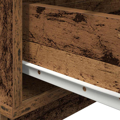 vidaXL Bedside Cabinet Old Wood 70 x 36 x 40.5 cm Engineered Wood