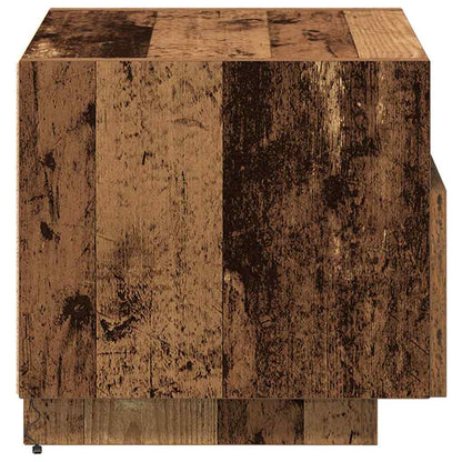 vidaXL Bedside Cabinet Old Wood 40 x 39 x 37 cm Engineered Wood