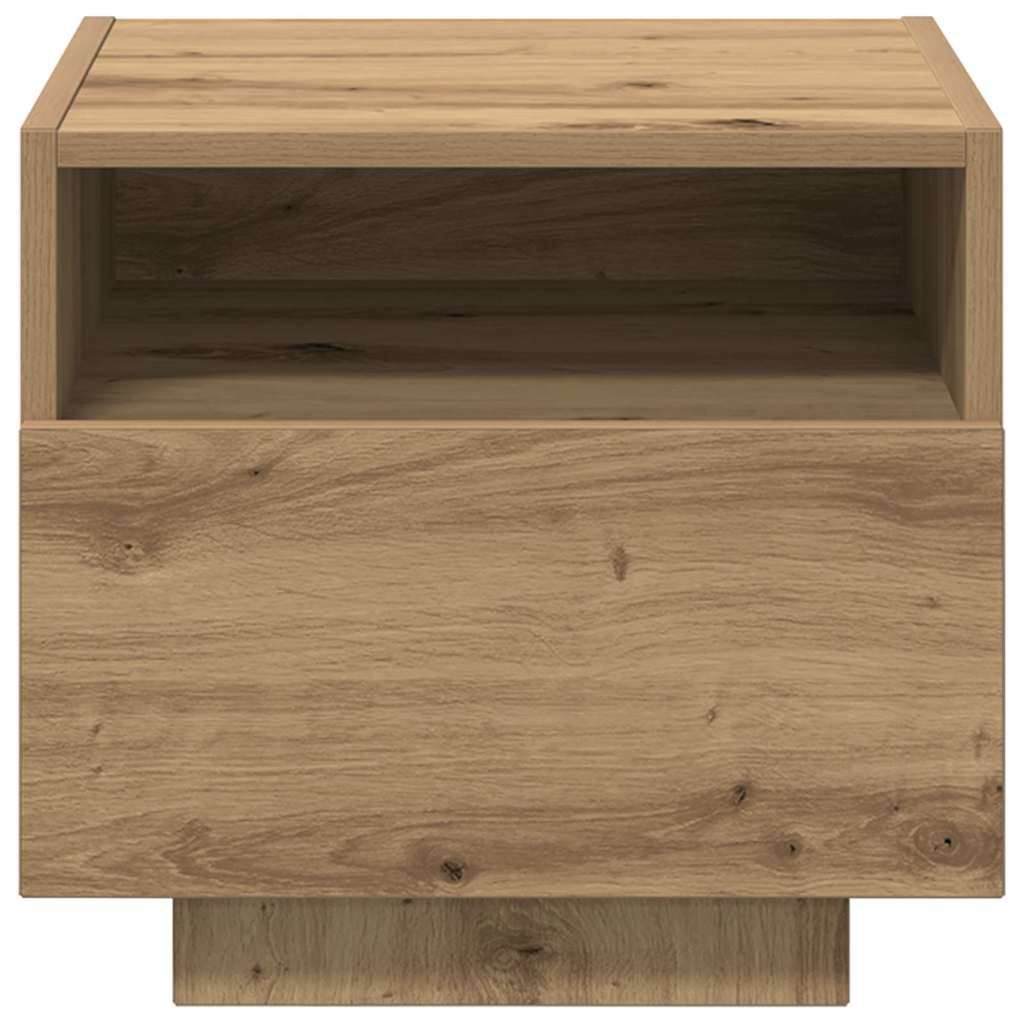 vidaXL Bedside Cabinet Artisan Oak 40 x 39 x 37 cm Engineered Wood