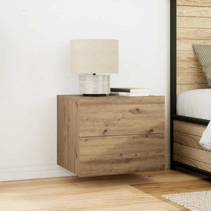 vidaXL Bedside Cabinet Artisan Oak 50 x 39 x 41 cm Engineered Wood