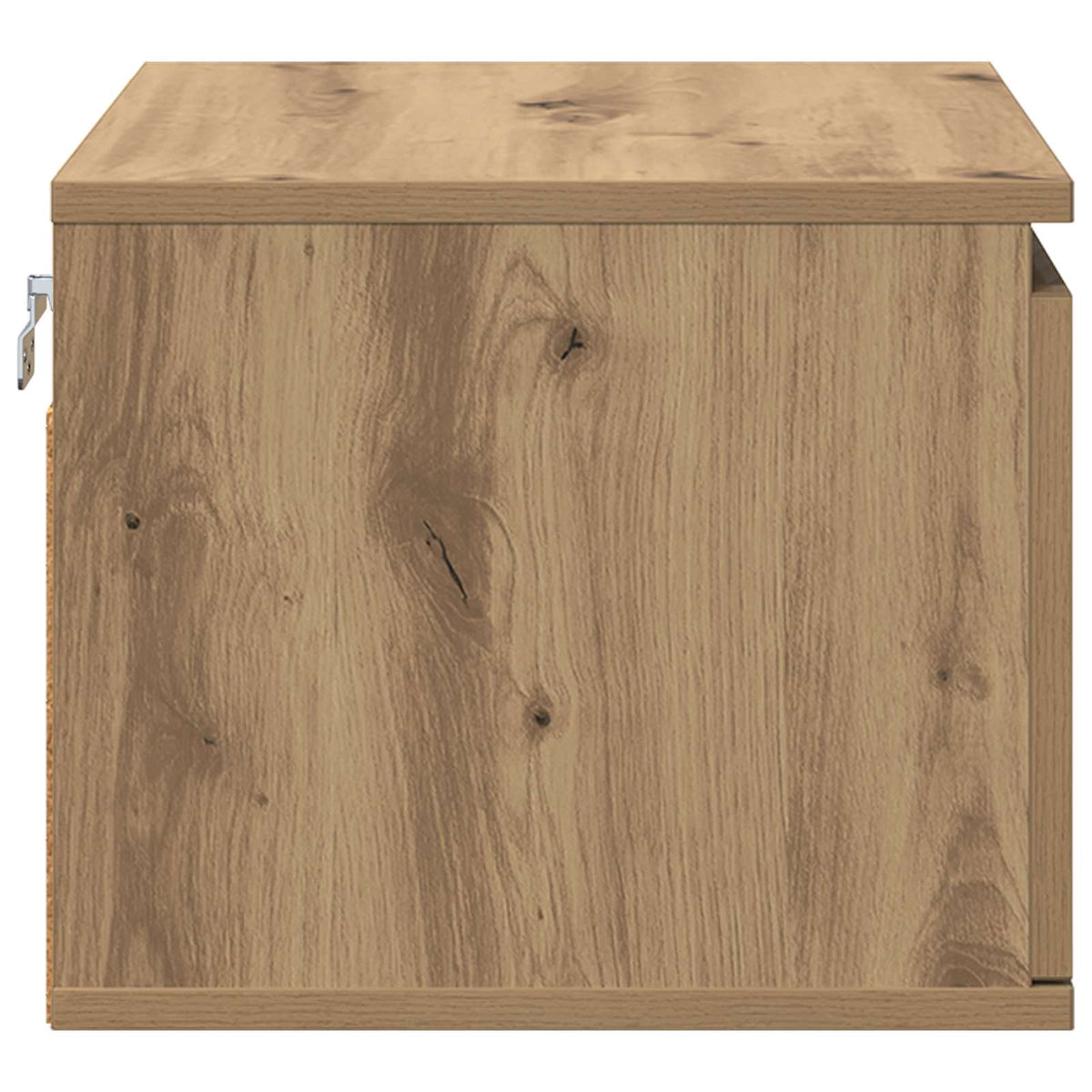 vidaXL Wall-mounted Bedside Cabinet Artisan Oak 50 x 36 x 30 cm
