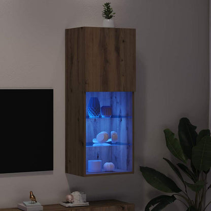 vidaXL TV Cabinet Set 40.5 x 30 x 102 cm Artisan Oak Engineered Wood