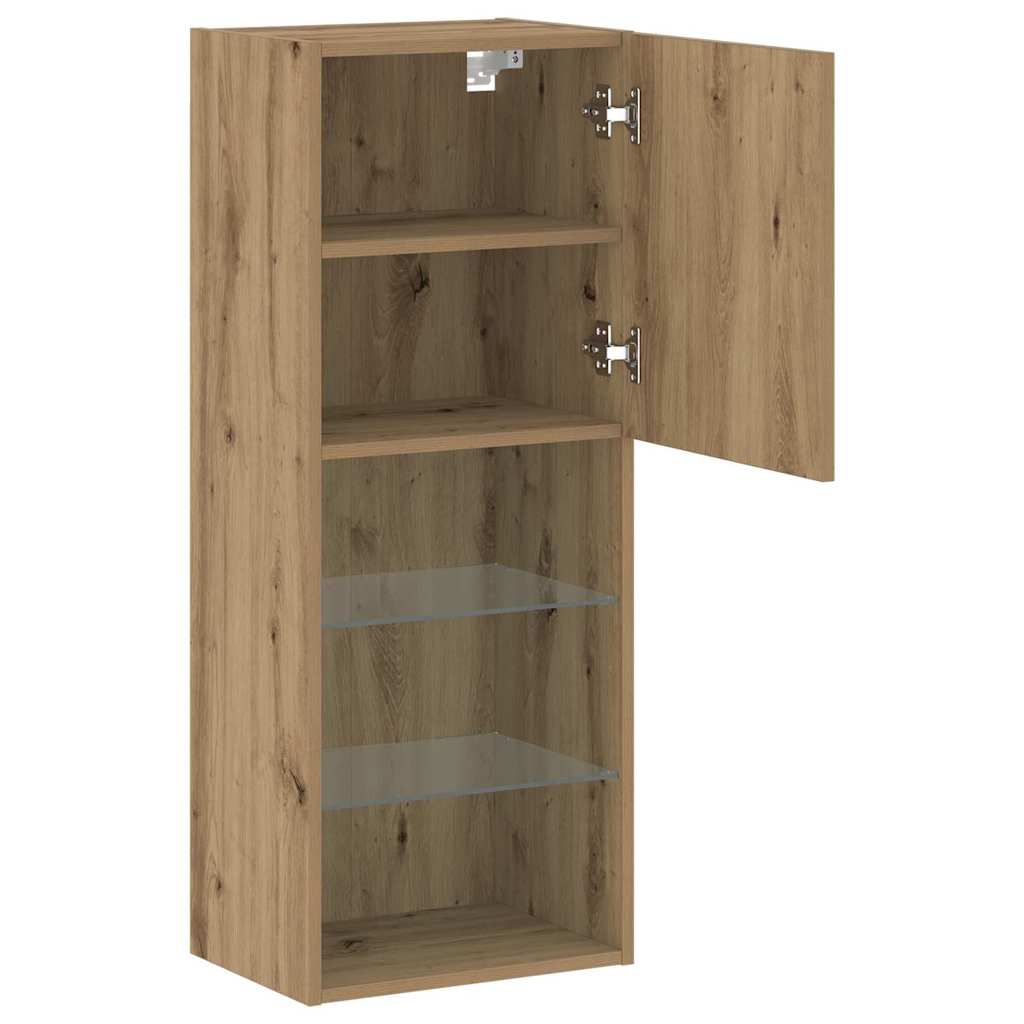 vidaXL TV Cabinet Set 40.5 x 30 x 102 cm Artisan Oak Engineered Wood
