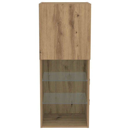 vidaXL TV Cabinet Set 40.5 x 30 x 102 cm Artisan Oak Engineered Wood