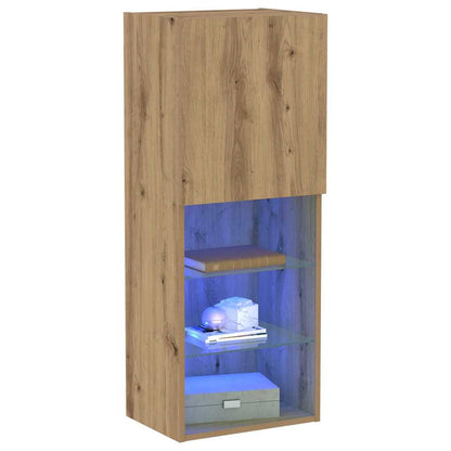 vidaXL TV Cabinet Set 40.5 x 30 x 102 cm Artisan Oak Engineered Wood
